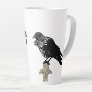 Caneca De Café Latte Raven Incluso