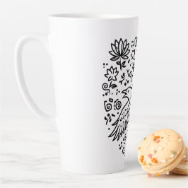 Caneca De Café Latte Raven of Transformation