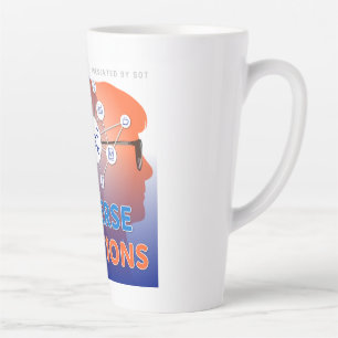 Caneca De Café Latte Reações adversas Podcast - Latte Mug 17 oz