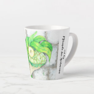 Caneca De Café Latte "Recluso Reptiliano"