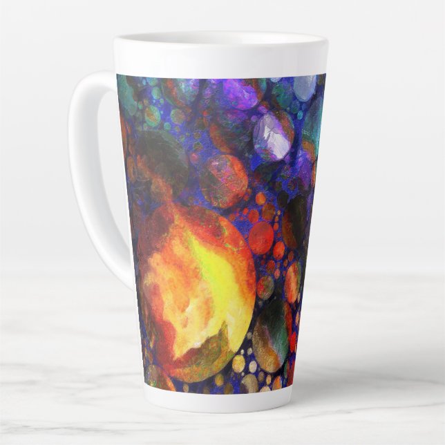 Caneca De Café Latte Recolha Dos Planetas (Ângulo esquerdo)