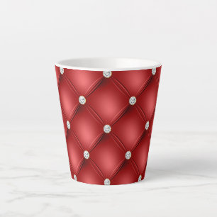 Caneca De Café Latte Red Diamond