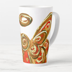 Caneca De Café Latte Red Guardian Angel Christmas Latte Coffee Mug Cup