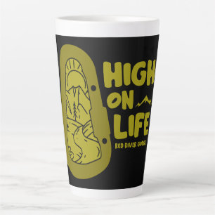 Caneca De Café Latte Red River Gorge Alpinismo EUA