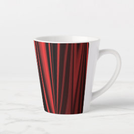 Caneca De Café Latte Red Satin - Lata