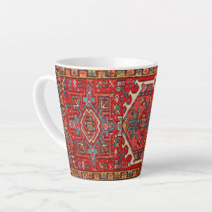 Caneca De Café Latte Red Turco Persa Oriental Clássico