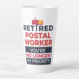 Caneca De Café Latte Reforma do Trabalhador dos Correios Não é Mais Min
