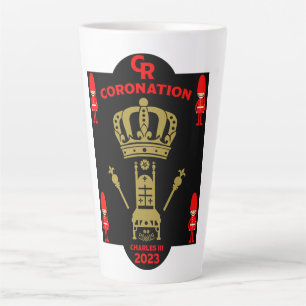 Caneca De Café Latte Rei Charles III Coronação Comemorativa Souvenir