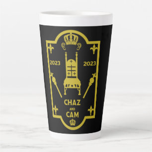 Caneca De Café Latte Rei Charles Royal Coronation 2023