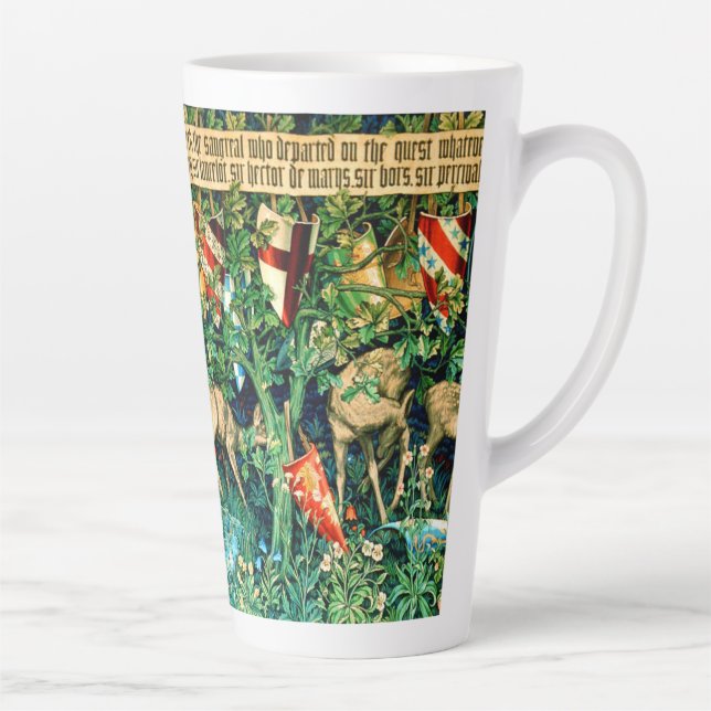 Caneca De Café Latte Rei Medieval Arthur William Morris (Direita)