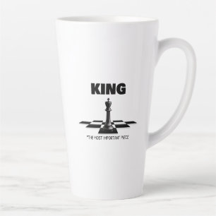 Caneca De Café Latte Rei O Peço Mais Importante