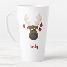 Reindeer de Natal personalizado 17oz