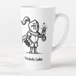 Caneca De Café Latte Reino da Algorithmia Latte Mug
