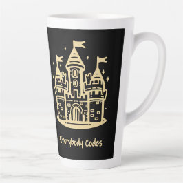 Caneca De Café Latte Reino da Algorithmia Latte Mug