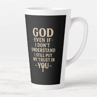 Caneca De Café Latte Religious Christian Faith Quote