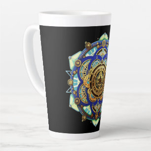 Caneca De Café Latte Relógio Mecânico Incrível