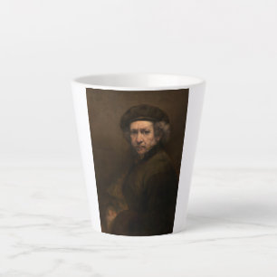 Caneca De Café Latte Rembrandt Autoretrato: Pintor da Idade do Ouro Hol
