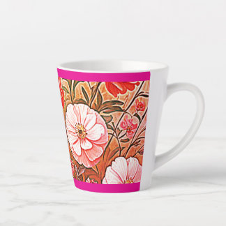 Caneca De Café Latte Renaissance Floral Mug