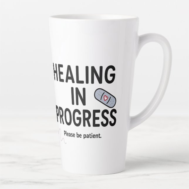 Caneca De Café Latte Reparo em curso - Mug (Direita)