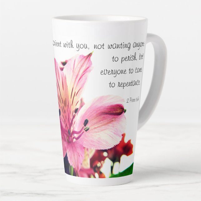 Caneca De Café Latte Repentance Lattie Mug (Ângulo direito)
