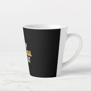Caneca De Café Latte Repetição do ensaio de sono - Atuação de aspas de