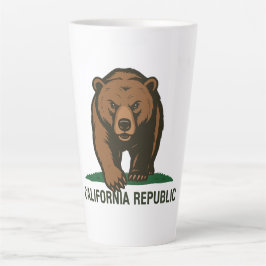 Caneca De Café Latte República da Califórnia