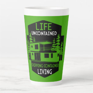 Caneca De Café Latte Residência do Contentor de Entrega