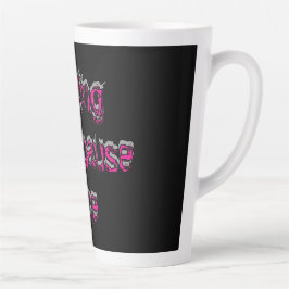 Caneca De Café Latte Resting Menopause
