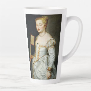 Caneca De Café Latte Retrato de uma Senhora de Peter Paul Rubens