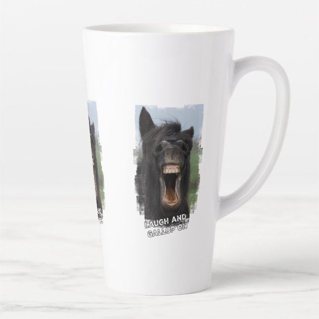 Caneca De Café Latte Ria e Gallop em (Direita)