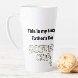 Caneca De Café Latte Rico Dia de os pais