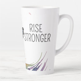 Caneca De Café Latte Rise Stronger Themed