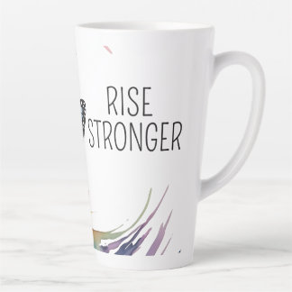 Caneca De Café Latte Rise Stronger Themed