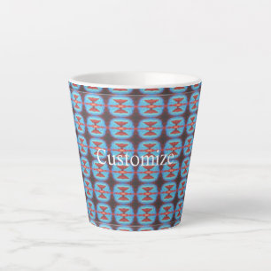 Caneca De Café Latte Rochas vermelhas do Navajo Thunder_Cove