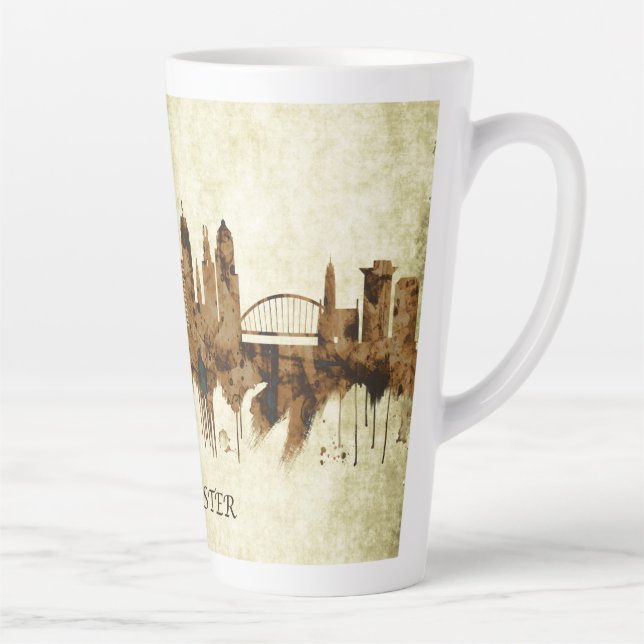 Caneca De Café Latte Rochester New York (Direita)