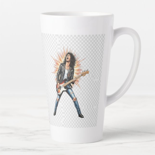 Caneca De Café Latte Rock star coffee latte (Direita)