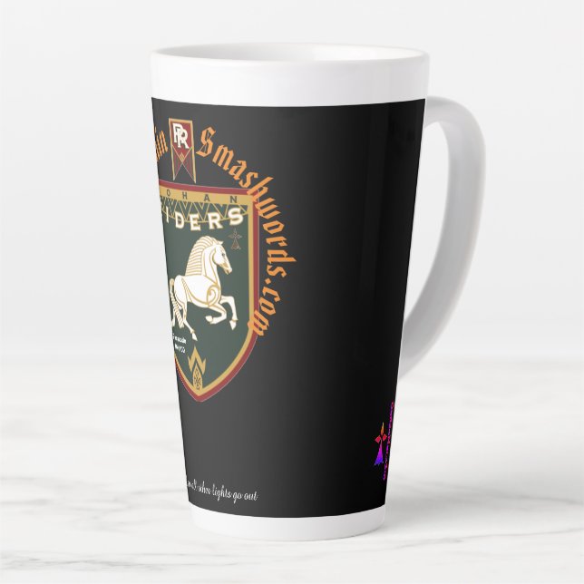 Caneca De Café Latte Rohan Tribe Final (Ângulo direito)