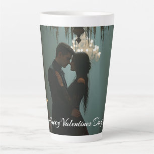 Caneca De Café Latte Romance no Rose Hall no Dia dos Namorados
