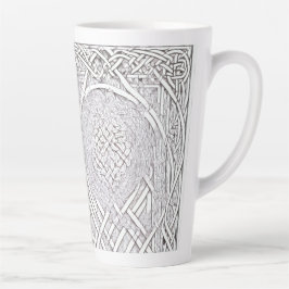 Caneca De Café Latte Rosa Celta A