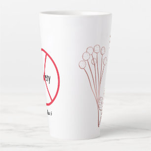 Caneca De Café Latte Rosa Dourado Floral Fé Cristã Mateus 6 Esperança 