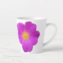 Caneca De Café Latte Rosa selvagem 2