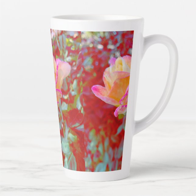 Caneca De Café Latte Rose Tall Latte Mug (Direita)