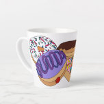 Caneca De Café Latte Rosquinha de gelatina<br><div class="desc">Rosquinha de gelatina</div>