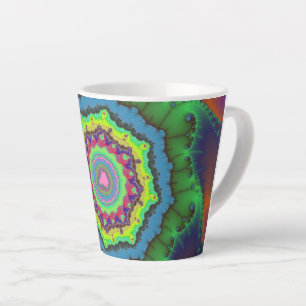 Caneca De Café Latte Rosto verde