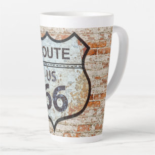 CANECA DE CAFÉ LATTE ROTA US 66