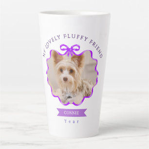 Caneca De Café Latte Roxo de Memória de Pet de Fita de Fita de Fita do