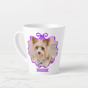 Caneca De Café Latte Roxo de Memória de Pet de Fita de Fita de Fita do
