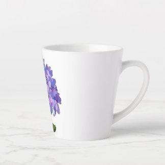 Caneca De Café Latte Roxo Hydrangea lmug