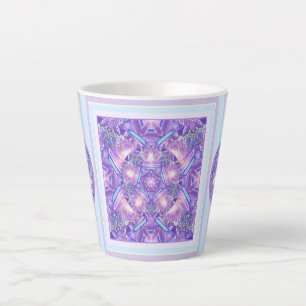 Caneca De Café Latte Roxo W1