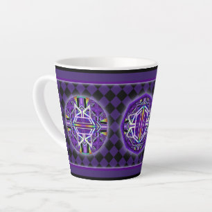 Caneca De Café Latte Roxo W3